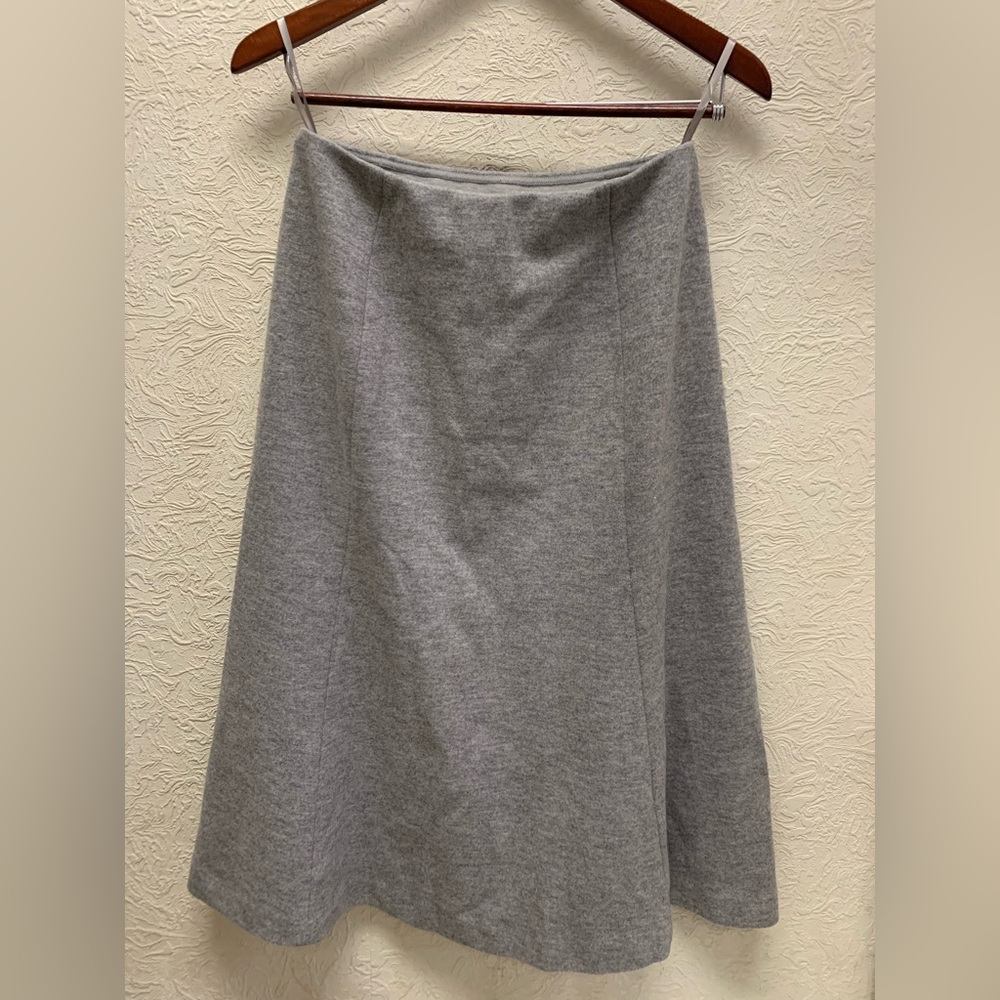 New Uniqlo women wool blended flare skirt